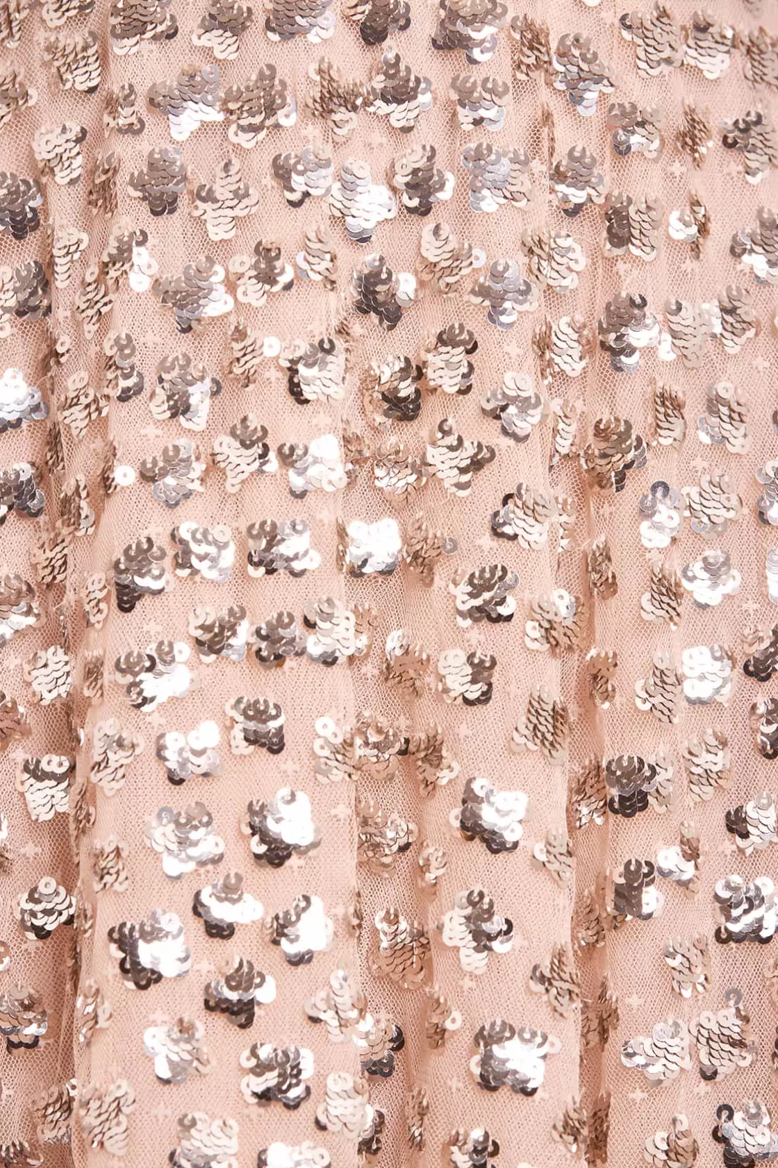 Needle & Thread Mamusia I Ja | Plus Size-Glisten Off-Shoulder Ballerina Dress Beige
