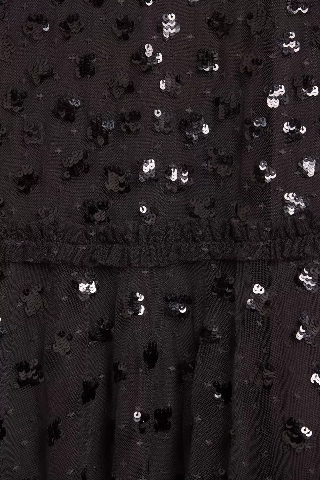 Needle & Thread Plus Size | Suknie Wieczorowe-Glisten Tiered Ankle Gown Black
